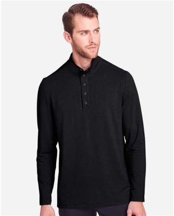 North End Men's JAQ Stretch Performance Snap-Neck Pullover NE400