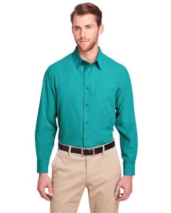 UltraClub Men's Bradley Performance Woven Shirt UC500
