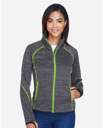 North End Women's Flux Mélange Bonded Fleece Jacket 78697