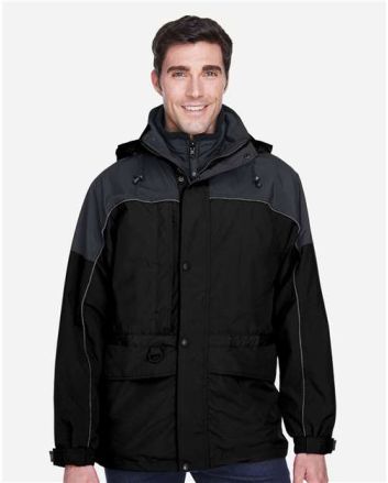 North End Men's 3-in-1 Two-Tone Parka 88006