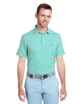 vineyard vines Men's Heathered Winstead Sankaty Polo G011145