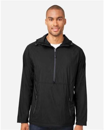 North End Men's Aura Lightweight Packable Anorak NE810