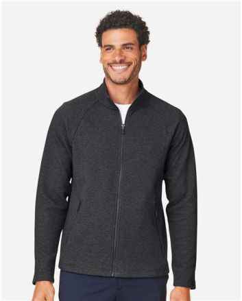 North End Men's Spirit Textured Full-Zip NE727