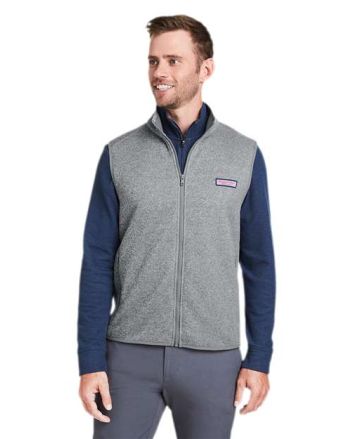 vineyard vines Men's Mountain Sweater Fleece Vest K002713