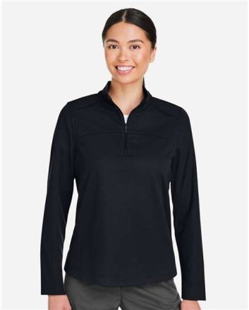 North End Women's Express Tech Performance Pique Quarter-Zip Pullover NE412W