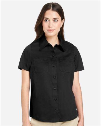 Harriton Women's Advantage IL Short Sleeve Dress Shirt M585W