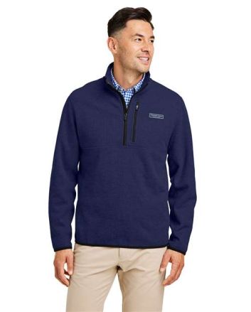 vineyard vines Men's Mountain Sweaterfleece Quarter-Zip Pullover K004694