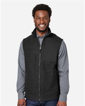 North End Men's Aura Sweater Fleece Vest NE714