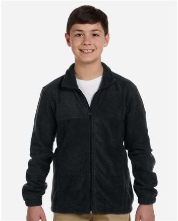 Harriton Youth Full-Zip Fleece M990Y