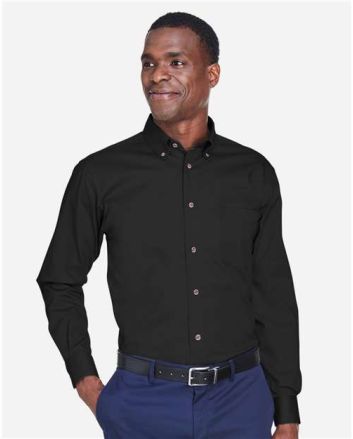 Harriton Men's Tall Easy Blend™ Twill Dress Shirt M500T
