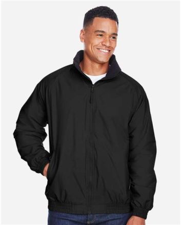 Harriton Unisex Fleece Lined Nylon Jacket M740