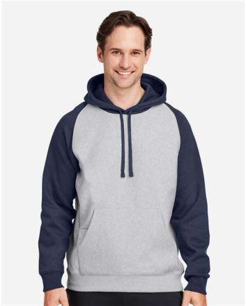 Team 365 Unisex Zone HydroSport™ Heavyweight Colorblock Hooded Sweatshirt TT96CB