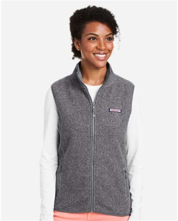 vineyard vines Women's Harbor Fleece Vest UO001412
