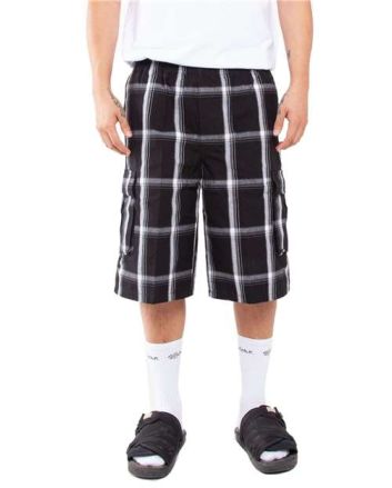 Shaka Wear Unisex Plaid Shorts SHSP