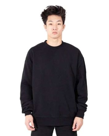 Shaka Wear Unisex Los Angeles Garment-Dyed Crewneck Sweatshirt SHGFC