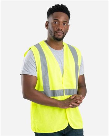 Berne Apparel Men's Hi-Vis Class 2 Economy Vest HVV042