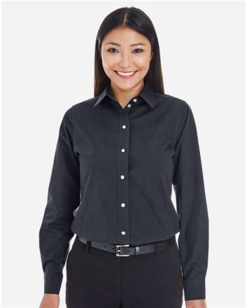 Devon & Jones Women's Crown Collection® Striped Woven Dress Shirt DG534W