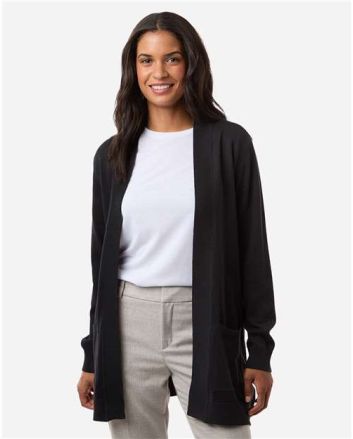 Devon & Jones Women's New Classics Open Cardigan Sweater DG447W