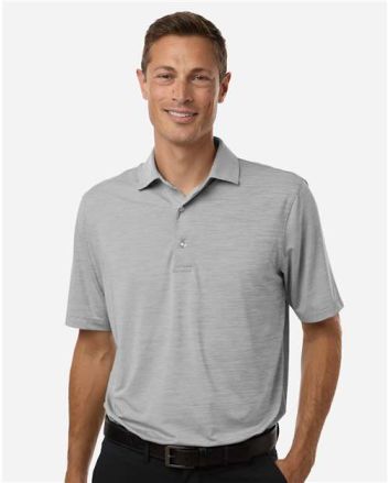Paragon Men's Bohemian Striped Heather Performance Polo 162P