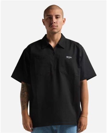 Shaka Wear Unisex Quarter-Zip Short Sleeve Work Shirt SHQZWS