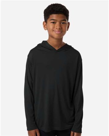 AllPro Youth Pro-Lock Performance Hooded Long Sleeve T-Shirt 48510Y