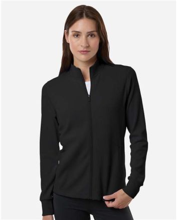 Adidas Women's Performance Textured Full-Zip Jacket A1015