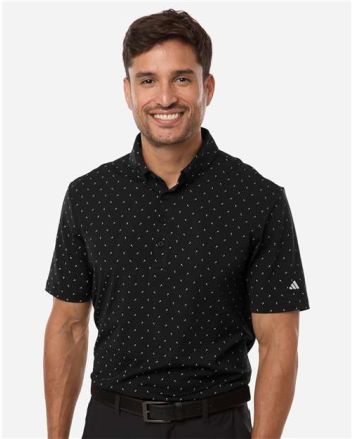 Adidas Men's Ultimate365 Micro Print Polo A2028