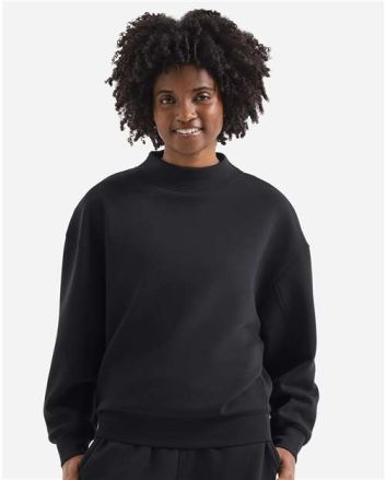TriDri Women's Luxe Mock Neck Sweatshirt TD660