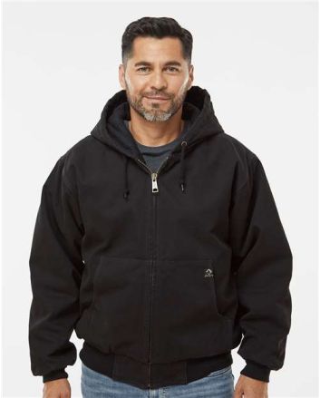 DRI DUCK Men's Cheyenne Boulder Cloth™ Hooded Jacket with Tricot Quilt Lining 5020