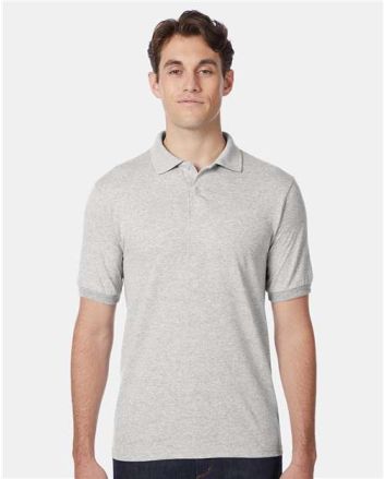 Hanes Unisex EcoSmart® Jersey Polo 054X