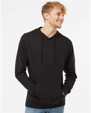 Independent Trading Co. Unisex Lightweight Hooded Pullover T-Shirt SS150J