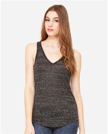 BELLA + CANVAS Women's Flowy V-Neck Tank 8805B