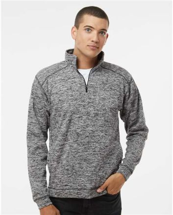 J. America Men's Cosmic Fleece Quarter-Zip Sweatshirt 8614