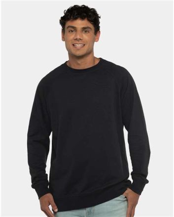 Next Level Unisex Laguna Raglan Crewneck Sweatshirt 9000N