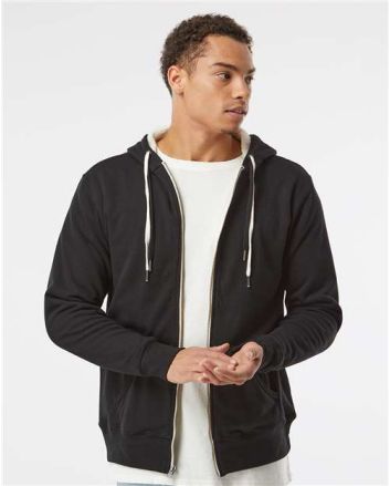 Independent Trading Co. Unisex Sherpa-Lined Hooded Sweatshirt EXP90SHZ