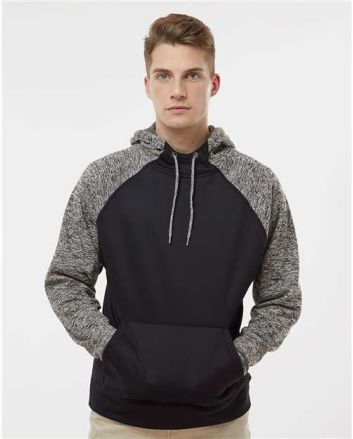 J. America Men's Colorblocked Cosmic Fleece Hooded Sweatshirt 8612