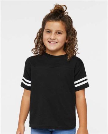 Rabbit Skins Toddler Football Fine Jersey Tee 3037