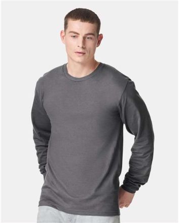 American Apparel Unisex Fine Jersey Long Sleeve Tee 2007W