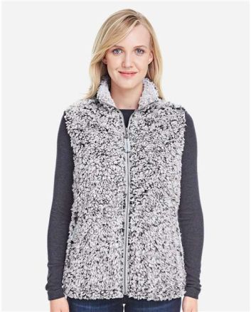 J. America Women’s Epic Sherpa Full-Zip Vest 8456