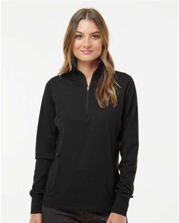 J. America Women’s Omega Stretch Quarter-Zip Pullover 8433