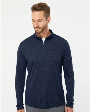 Adidas Men's Lightweight Mélange Quarter-Zip Pullover A475