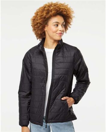 Independent Trading Co. Women's Puffer Jacket EXP200PFZ