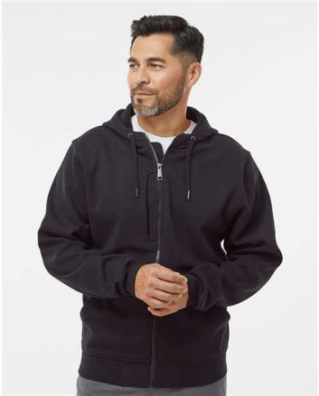 DRI DUCK Men's Bateman Bonded Power Fleece 2.0 Full-Zip Jacket 7040D