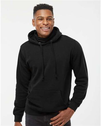 J. America Men's Gaiter Fleece Hooded Sweatshirt 8879J