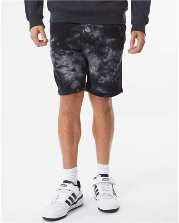 Independent Trading Co. Unisex Tie-Dyed Fleece Shorts PRM50STTD