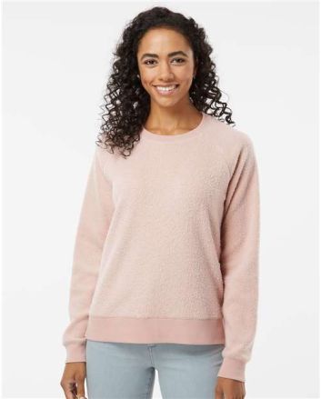 Boxercraft Women's Fleece Out Crewneck Pullover K01