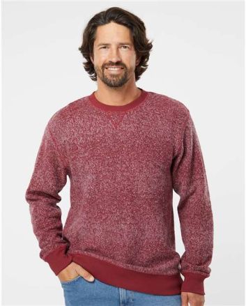 J. America Unisex Aspen Fleece Crewneck Sweatshirt 8712J