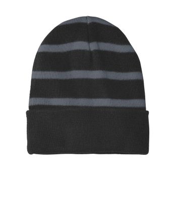 Sport-Tek &#174;  Striped Beanie with Solid Band. STC31