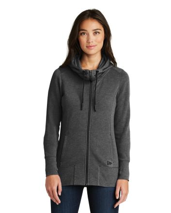 New Era  &#174;  Women's Tri-Blend Fleece Full-Zip Hoodie. LNEA511