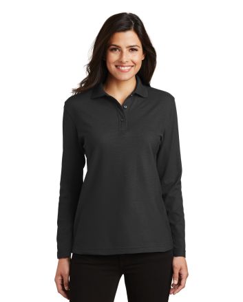 Port Authority &#174; Women's Silk Touch&#153; Long Sleeve Polo. L500LS